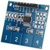 MasYosh Modulo Capacitivo TTP224, Switch Touch Digitale a 4 con Indicatore IC e Statale a 4 Pulsanti, per Tensione di Lavoro 2,4 V a 5,5 V