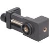 MURYE Morsetto universale con due viti femmina da 1/4 compatibile con treppiedi e attrezzatura da studio fotografia accessorio clip