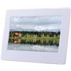 UsmAsk Spacmirrors Cornice Digitale, Cornice Digitale da 7 Pollici, Display IPS 1024x600 Full HD 16:9 con Lettore Video Musicale, Calendario, Allarme, Accensione e Spegnimento Automatico, Supporto USB e Sch