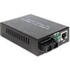 DeLOCK 86215 convertitore multimediale di rete 100 Mbit/s 1310 nm Modalità singola Nero