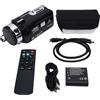 Cuifati Videocamera 4K Videocamera per da 48 MP, Zoom Digitale 18X Rotazione a 270° Schermo LCD da 3,0 Registratore per Fotocamera, Registrazione Continua, Registrazione