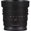 JERXTTON Pellicola protettiva adesiva per obiettivo fotocamera Sony FE 24 mm F2.8 G Body Protector Decal Skin FE 2.8/24 G 24 2.8 (Matrix Black)