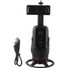 Generic Treppiede per tracciamento del viso, rotazione a 360 gradi, supporto per telefono con rilevamento automatico del viso, treppiede che segue il movimento, per live streaming selfie, registrazione