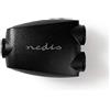 NEDIS CAGB25940BK Adattatore TosLink Femmina, Nero