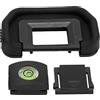 Mtlavishness MtLavishishishing EB Viewfinder Eye Cup Kit Proteggi la tua fotocamera Viewfinder da graffi e usura con livello di spirito e copertura per scarpe fredde per 5d2 d6 7d 60d 60DA