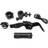 Enlybee Telecamera per casco moto HD 1080P Telecamera sportiva compatta impermeabile per bici per Windows Microfono nero Obiettivo da 120 gradi Lega di alluminio