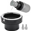 Pssopp Adattatore per Obiettivo Macro per EF EF S, Montaggio in Metallo Messa a Fuoco Automatica Set Tubo di Prolunga Macro Anelli Adattatori per Fotocamera DSLR Lega di Alluminio
