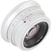 Generic 25 Mm F1.7 LENS CAMERA NEX E Monte - Lunghezza Focale Classica 37,5 Mm per creatività Ravvicinata - Ideale per A6300 A6400 A6500 (SILVER)