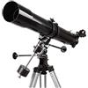 Generic Binocolo ad alta potenza, telescopio astronomico osservazione principianti, telescopio rifrattore calibro 80 mm, lunghezza focale 900 mm, bambini principianti, telescopio viaggio con borsa il traspor