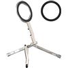 Generic Treppiede magnetico pieghevole per telefono, supporto universale per smartphone, supporto da scrivania magnetico, strumento di ripresa video compatto, accessorio di registrazione mobile durevole