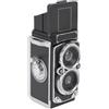 Sxhlseller Mini Fotocamera Digitale retrò con Schermata da 1,54, Video FHD 1080p, Focus Automatico 12MP, Fotocamera Vlogging in Stile TLR per Adolescenti per gli Adolescenti con Filtri e