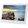 POADGBCN Cornice digitale da 10,1 Album elettronico intelligente Schermo LED HD Riproduzione video in loop(White)