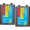 CQJFCYBRA Batteria EN-EL18d EN EL18d ENEL18d Da 4000 MAh, Compatibile Con Nikon, For Batteria Z9 D4 D4S D5 D6 Z9 EN-EL18D(2 Pcs Battery)