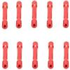 HDWSNXW 10PCS M3x9/10/26/28/30/37/40/44/45/50/55mm Colonna in alluminio Asta esagonale rotonda Pilastro Spacer for RC FPV Drone Quadcopter Parte fai da te Sostituibile(M3x26mm red)