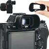 Kiorafoto Oculare in morbido silicone per fotocamera Sony Alpha A1II A7R V A7RV A7R5 A7 IV A7M4 A7IV A9III A1 II A7S III A7SIII A7S3 ILCE-7SM3 EVF ombretto sostituisce Sony FDA-EP19
