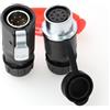 DRRI LP20 2 3 4 5 6 7 8 9 10 12 Pin Docking Fast Locking Connect Automotive Connettore impermeabile per camper pannelli solari
