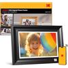 KODAK Cornice digitale WiFi, 1920 x 1200 HD, touchscreen digitale, cornice per foto da 10,1 pollici, con memoria da 32 GB