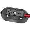 ZGWKMAC Compatibile con ventosa for pompa a mano, staffa stabilizzatrice for telecamera ovale da 3x6 con foro da 1/4 for montaggio su auto.