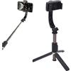 Diyeeni Treppiede per Rilevamento Automatico del Volto per Telefono, Treppiede Allungabile da 28 Pollici con Rotazione a 360° per Selfie con Telecomando, Supporto per Telefono