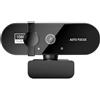 TIEOAXFT Webcam for PC 4K Mini telecamera 2K Full HD con microfono 30fps USB Web Cam for riprese video automatiche su e laptop(1080P Upgraded)