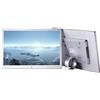 HaDLaM Cornici digitali Cornice digitale da 15,4 pollici 1280x800 ad alta risoluzione 16:9 FHD IPS Cornici digitali - 4 colori - Supporta ingresso HDMI/riproduzione video HD 1080P (Argento 15 pollici)