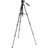 Generic Treppiede DSLR Monopiede Fotografia Panoramica Leggero Stabile Testa Idraulica Marcature in Scala 64,96 Pollici