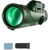 PtaTt Mini Power Telescope Zoom portatile Telescopio HD 5000M Telescopio pieghevole a lunga distanza Caccia sportiva Viaggi in campeggio all'aperto (Color : Green suit1)