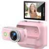 Generic Action Camera Panoramica Compatta Anti-Shake WiFi Mini Fotocamera Sportiva 2 Pollici Flip Screen con Tracolla Magnetica per Scatti in Prima Persona