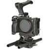 Generico Compatibile con Gabbia Fotocamera Sony a7C II / a7C R TA-T60, Telaio Rig Video Completo/Mezzo in Alluminio for A7 C 2 R(TA-T60-A-B)