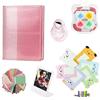 JXE - Kit di accessori compatibile con fotocamera Fujifilm Instax Mini 11 (album fotografico, adesivi, cornice da scrivania, cornici da appendere a parete, filtro, obiettivo per selfie - PK