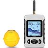 VCHICS Telecamera subacquea per la pesca, Finder Fish Finder Sonar Fish Finder Visual Definition Dot Matrix Detector wireless per la pesca in kayak su lago ghiacciato