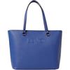 Liu Jo Borsa Tote Halona in Similpelle, AA5321 E0087 Dust Blue, 34 x 30 x 13 cm