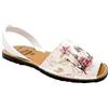 Avarca Menorquina Donna Sandali Menorquinas Avarcas Vera Pelle beige cuore blue paris torre eiffel 38 EU
