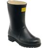 Trento Stivale Donna in gomma tronchetto articolo 10 colore nero