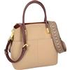 A1 FASHION GOODS Borsa a tracolla da donna in pelle squisita piccola tote smart casual moda borsa a tracolla Allure, Beige, Small