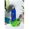 Borraccia 500ml in RPET con tappo in acciaio e tracolla Pemba personalizzate o neutre