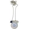 Generic Collana lunga con frase per ringraziare la maestra colore blu - idea regalo maestre