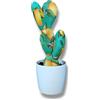 Handmade Generico Piante di pezza - Fico d'India di tessuto - Cactus di stoffa - codice 19