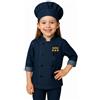 Susana Escribano Set da Chef per Bambini Personalizzato con Nome | Giacca e Cappello o Pezzi Singoli | Tessuto Jeans Scuro Lavabile in Lavatrice | Taglie 4-12 Anni | Regalo Originale