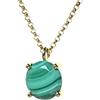 ANEMONE JEWELRY Anemone Vibrante Malachite Collana Pendente - Banda Verde Gemme Collane per Donne - Gioielli Moda, Gioielli Regalo, Gioielli Annata - Collana Fatta a Mano con Scatola Regalo