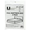 Uboxes Coprimaterasso Intero in Poliestere, 137,2 x 30,5 x 228,6 cm, Confezione da 2, Trasparente (FULLSCOVER02)