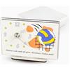 Albalù Bomboniera Orologio Sport Pallavolo 15x10 cm - Orologio da Appoggio con Design Legno, Scatola Inclusa - Bomboniere Cresima Ragazzo, Bomboniere Comunione Bambina