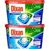Dixan 2x Dixan Power Caps Classico Detersivo in Capsule per Lavatrice Pulito Profondo Efficace in Acqua Fredda 2 Confezioni da 15 Capsule Ognuna - 30 Lavaggi Totali
