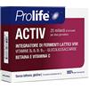 Prolife Activ + - Integratore con 25 Miliardi di Probiotici (Fermenti Lattici Vivi) per Dose - 80 g
