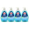 Generico DUAL POWER Gel Concentrato Piatti al Bicarbonato, Azione Sgrassante, 4 Confezioni da 1L, Detergente Liquido