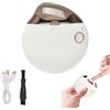 Leopacat Tagliaunghie Elettrici,Automatico Taglia Unghie Senza Fili Ricaricabili Silenzioso USB Design Curvo Sicuro Lima Unghie 2 In 1 Funzionamento con Un Tasto per Bambini Manicure Anziani Adulti