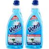 Generic Ricarica Detergente Spray Vetri e Superfici, Con Ammoniaca, Azione Sgrassante e Brillantezza Sena Aloni 650ml (6 Ricariche)