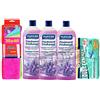 Dc Casa NUNCAS SET 3 PEZZI PAVIMENTI PROFUMATI LAVANDA DA 1LT+ GAMEX PANNI CATTURA POLVERE+pacco 5 pezzi panni microfibra 30x40