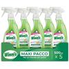 Winni's - Detergente Spray Multiuso Ipoallergenico, Azione Pulente su Vetri, Specchi e Superfici Lavabili, Senza Risciacquo, con Materie Prime di Origine Vegetale, 500 ml x 5 Confezioni