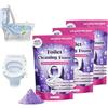 Pelinuar FizzClean Detergente per WC - Schiuma Detergente per WC Fizz Clean, Schiuma Istantanea FizzClean per WC Scintillante Senza Sforzo, Elimina le Macchie in 20 Min, Pulizia Senza Sfregare (3)
